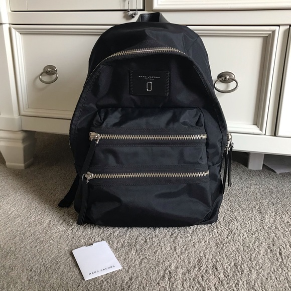 Marc Jacobs Biker Backpack - Black Bag - Picture 2 of 8